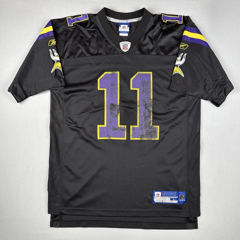 Minnesota Vikings #11 Daunte Culpepper 2004 Black Alternate Jersey Reebok NFL L